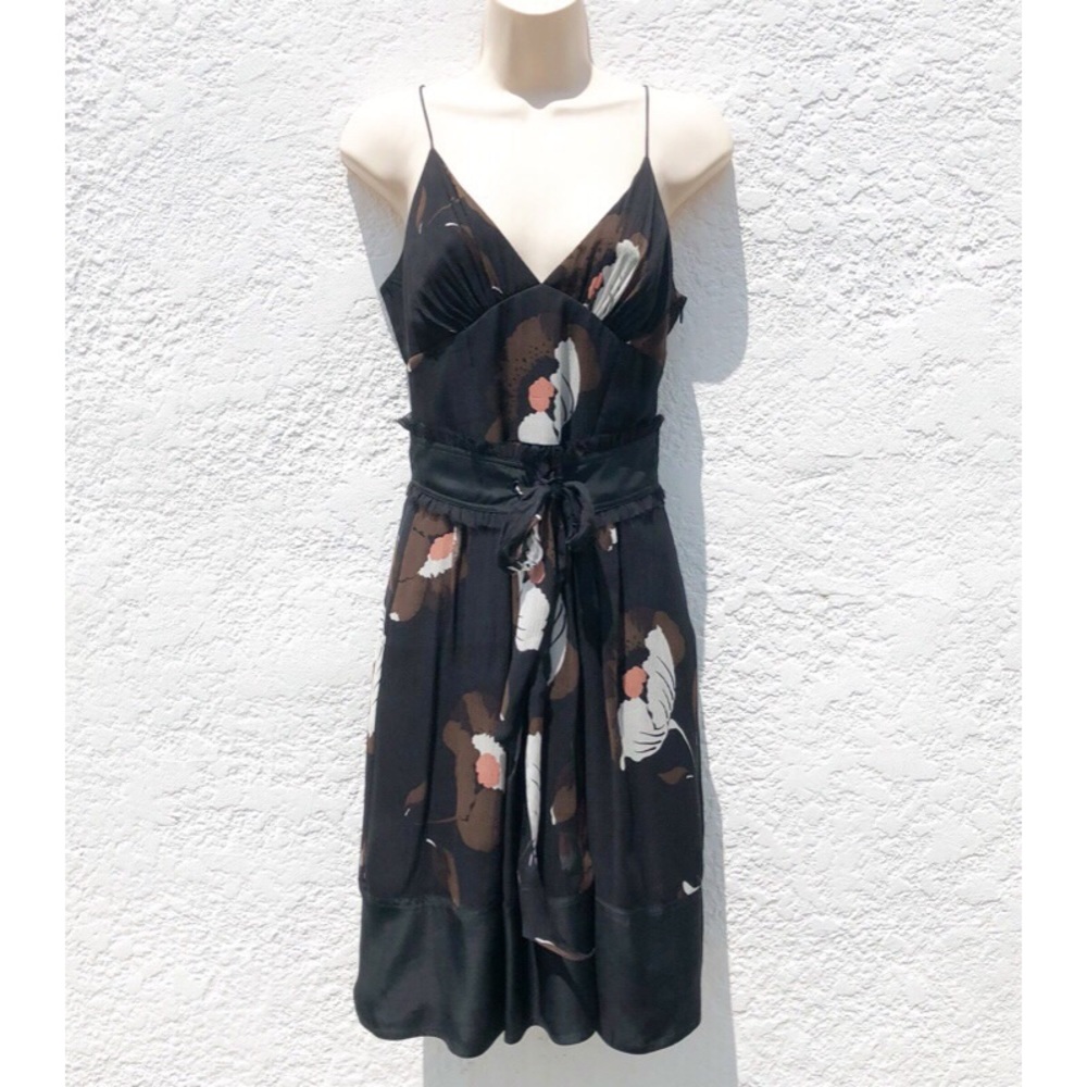 Kay Unger New York Silk Dress with Belt